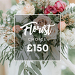 From Brent Cross Flowers, this hand-tied bouquet unfolds with a garden's generosity, a vibrant whirl of colour and texture that speaks of sunlit hedgerows and late-spring markets in the Brent Cross neighbourhood. The arrangement features large, fully open garden roses in soft dusty peach and creamy beige, alongside deeper mauves and jewel-toned fuchsia and burgundy blooms. Ruffled peach ranunculus rise like velvety cups, complemented by textured white chrysanthemums with countless slender petals, and tiny white filler blooms-gypsophila-creating cloud-like moments within the bouquet. Delicate brown-red branching sprigs weave through the cluster, while a generous veil of eucalyptus leaves, silvery-green and softly aromatic, adds air and depth to the composition. The overall mood is sophisticated yet a touch wild, as if gathered from a private garden rather than a studio, a style well-suited to weddings, luxury gifts, or a special occasion in Finchley Road, Golders Green, or nearby Cricklewood. Centered in the frame is a crisp white rectangular overlay bearing the words Florist Choice, with Florist in flowing script and CHOICE in uppercase beneath. The price, £150, appears in bold numerals, signaling a curated, expert-designed floral design ready for Brent Cross delivery. The background is softly blurred, hinting at a pale wedding dress, soft drapery, or a bright studio light that keeps attention on the bouquet's vivid blossoms and the invitation it carries. This is the kind of bouquet that makes a quiet, celebratory statement-perfect for a couple about to say I do, for a thoughtful luxury gift, or for brightening a milestone in a Brent Cross home.